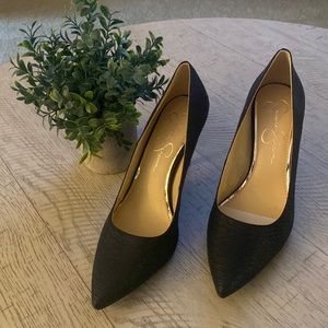 Jessica Simpson black heels